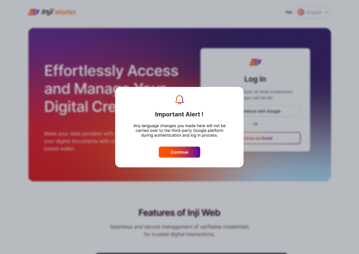 PLACEHOLDER, third-party language warning, shipped